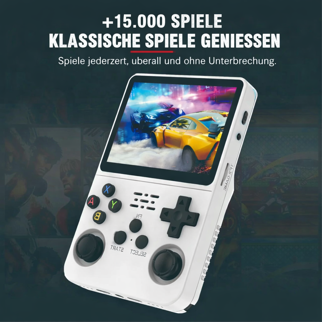 🎮 Offline Retro Handheld Konsole – sofort spielbereit